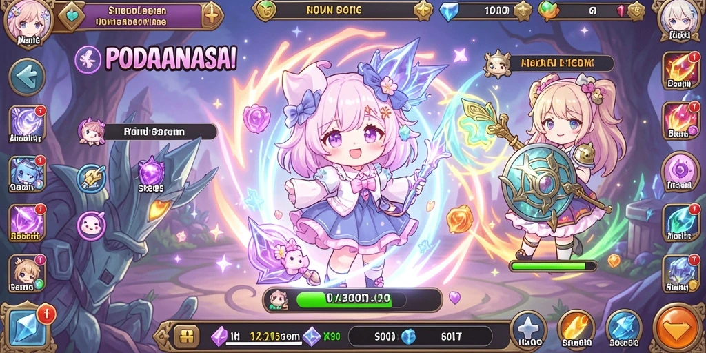 Screenshot aplikasi 55KBET menunjukkan tampilan menu utama yang menarik.