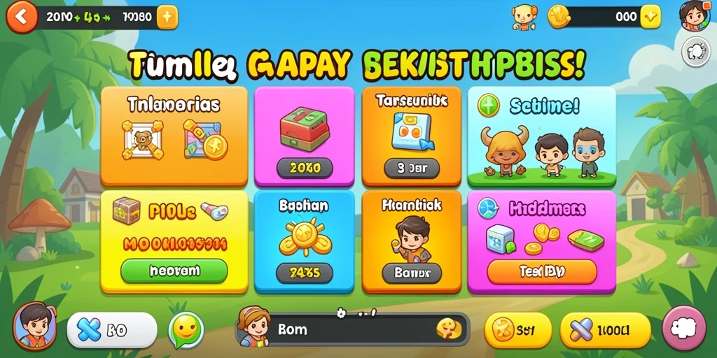 Menampilkan tampilan karakter utama dalam aksi.