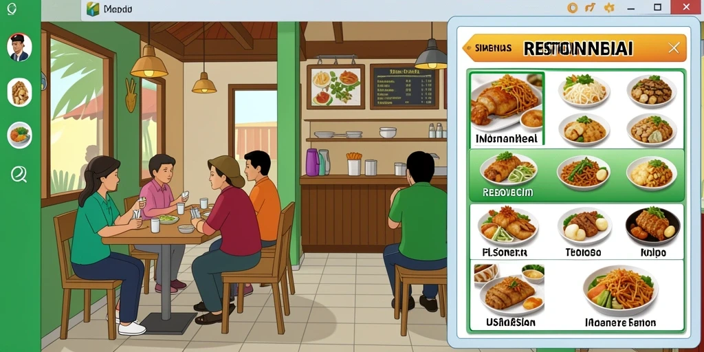 Screenshot menunjukkan karakter utama bersiap untuk bertempur.