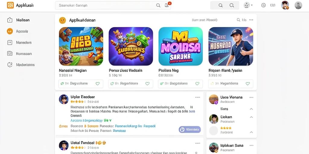 Tampilan antarmuka yang intuitif dan menarik.