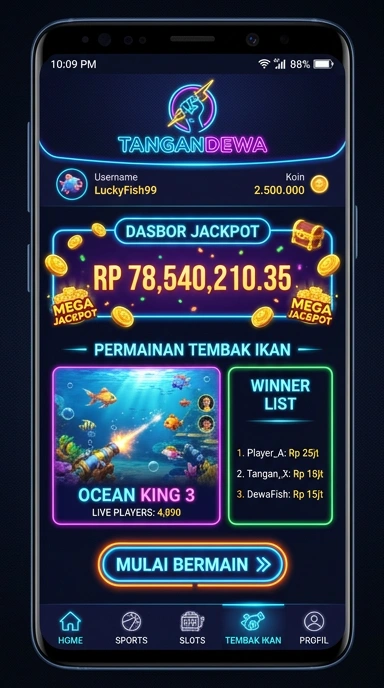 Galeri pratinjau visual tangandewa build APK resmi terbaru